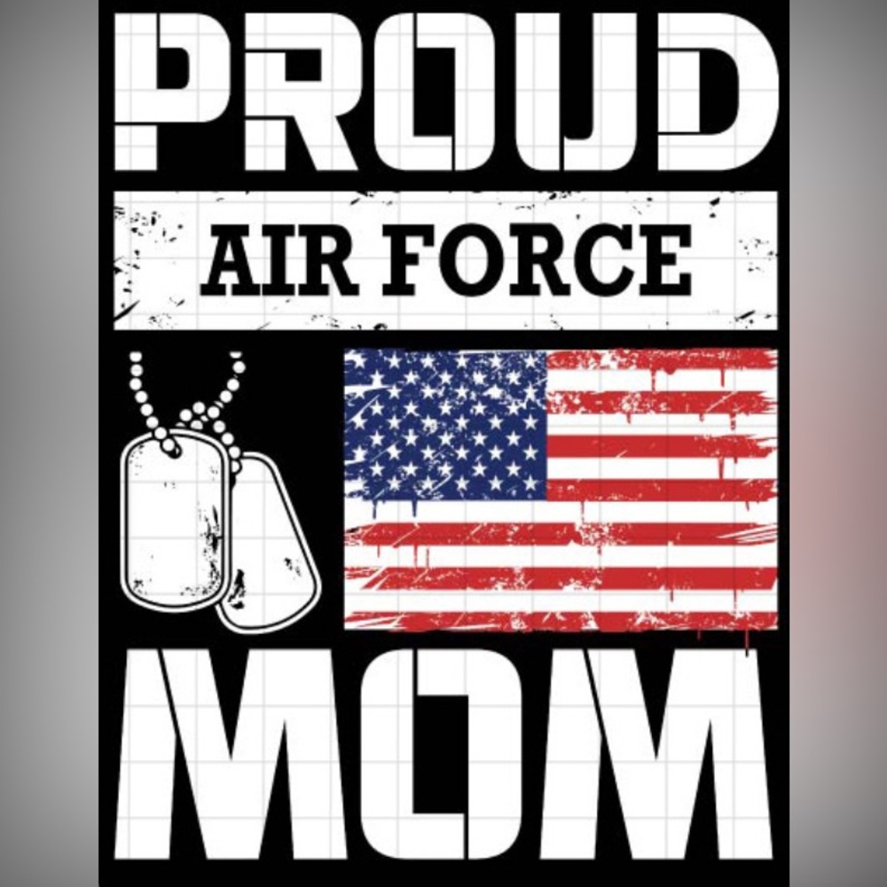 Proud Air Force Mom Graphic Tee